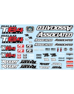 Stickers Team Associated RC10T6.4