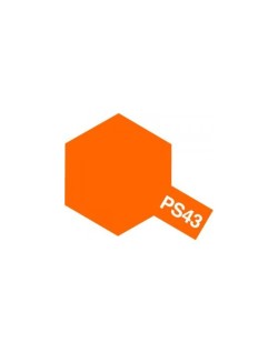 Tamiya Peinture Lexan Orange Translucide PS-43    86043