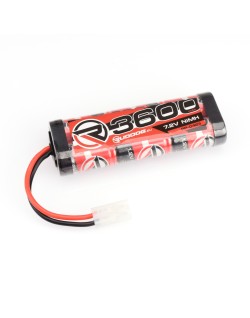 Pack  NiMH RUDDOG 3600mAh 7,2V avec prise Tamiya