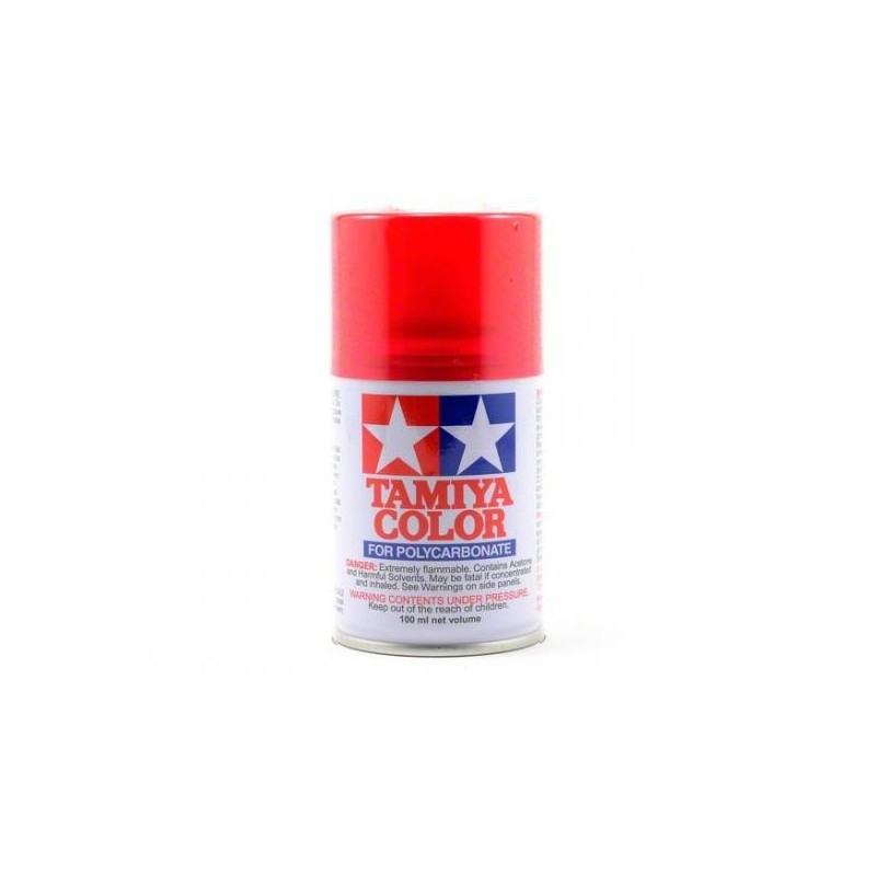 Tamiya Peinture Lexan Rouge Translucide PS-37    86037