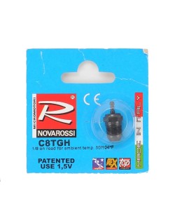 NOVAROSSI C8TGH Glow Plug TURBO gold EXTRA COLD N°8 ( 10 - 40°C ) 1/8 On Road