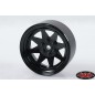 4 LUG WAGON 2.2 STEEL STAMPED BEADLOCK WHEELS (BLACK) RC4WD