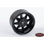 4 LUG WAGON 2.2 STEEL STAMPED BEADLOCK WHEELS (BLACK) RC4WD