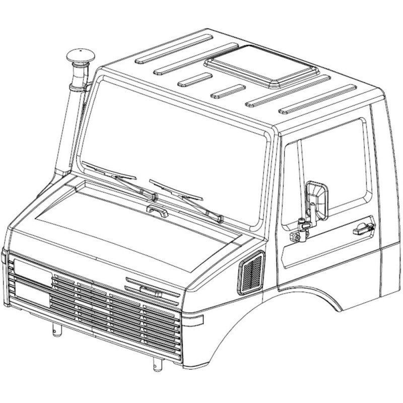 Kit cabine transparente NT4 / NT6 (non assemblée)