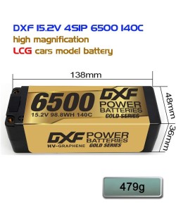 DXF 4S 6500mAh 15.2V 140C Batterie Lipo PK 5MM