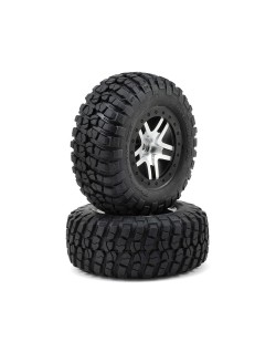 Traxxas Pneus BFGoodrich 2.2/3.0 + jantes SCT Satin (x2) 6873X