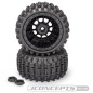 JConcepts Pneus Magmas + Jantes Noir (x2) XRT X-Maxx 4013-3994