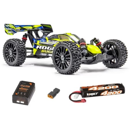 HobbyTech Rogue Buggy Brushless 4x4 1/8 RTR + Lipo/Chargeur