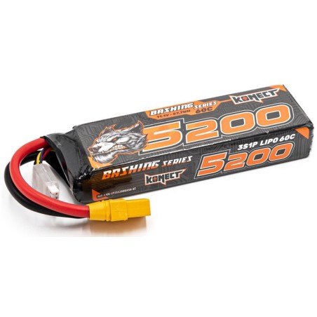 Konect Lipo 11.1v 5200mah 60C 3S1P Bash XT60