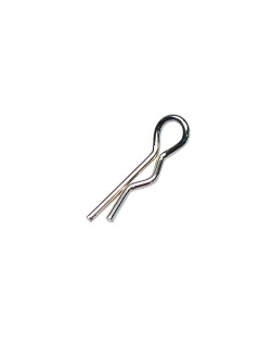 Clips de corps argentés (10 pcs.)