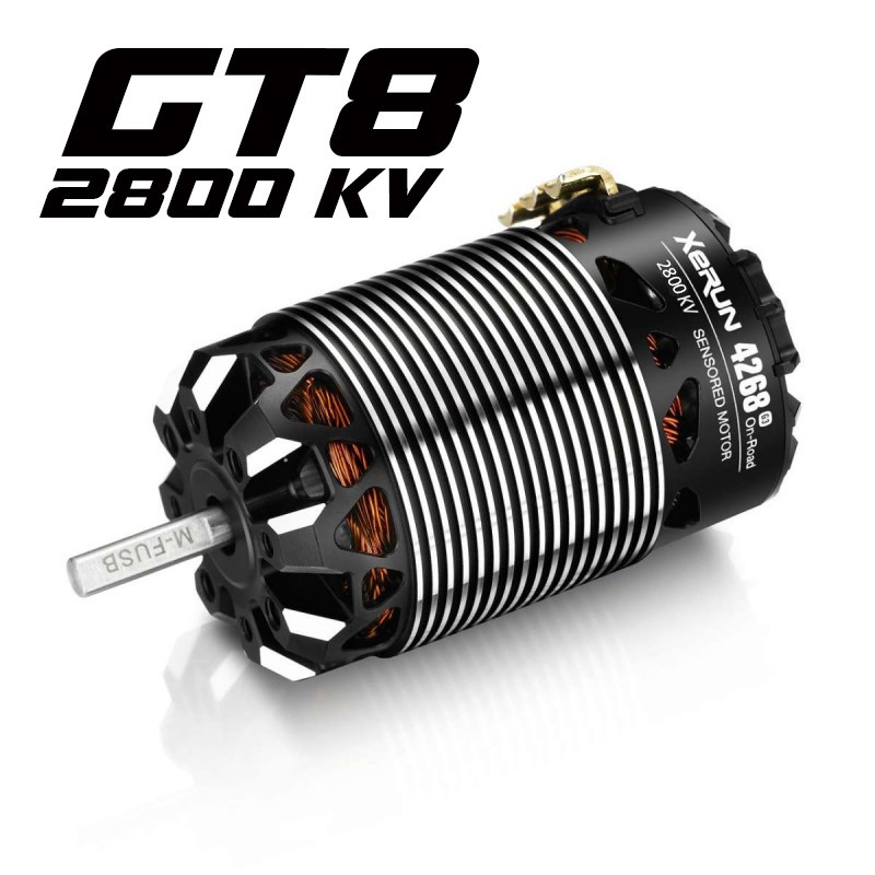 HOBBYWING XERUN 4268SD 2800KV MOTEUR G3 NOIR 1/8TH on Road