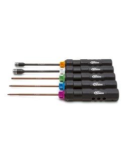 Ensemble d'outils pour tournevis hexagonaux/écrous FT, 5 pièces.