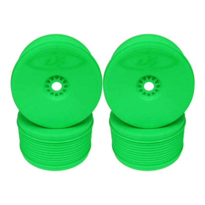 Roues DE Racing Speedline Plus Truggy 1/8 / 4 pièces VERT