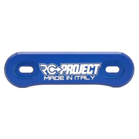 Support Aileron monobloc RC-Project en Ergal 7075 T6 Bleu