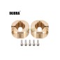 INJORA 2PCS 14g/pcs Brass Rear Axle Counterweights for 1/18 TRX4M (4M-30)