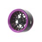 Boom Racing ProBuild™ 1.9" LGB Adjustable Offset Aluminum Beadlock Wheels (2) Purple/Black