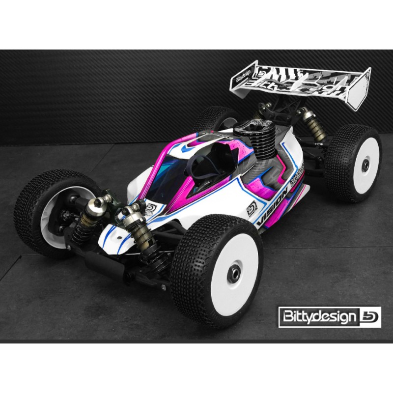 Bittydesign Vision Mugen MBX8 Corps Transparent (prédécoupé)