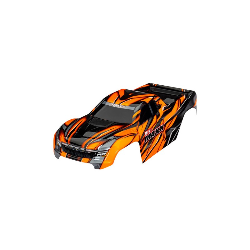 CARROSSERIE MINI MAXX PEINTE ET DECOREE ORANGE 10711-ORNG