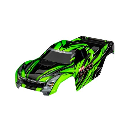 CARROSSERIE MINI MAXX PEINTE ET DECOREE VERTE 10711-GRN