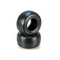 Pneus truck "micro spike" gomme bleu (2) SCHUMACHER RACING