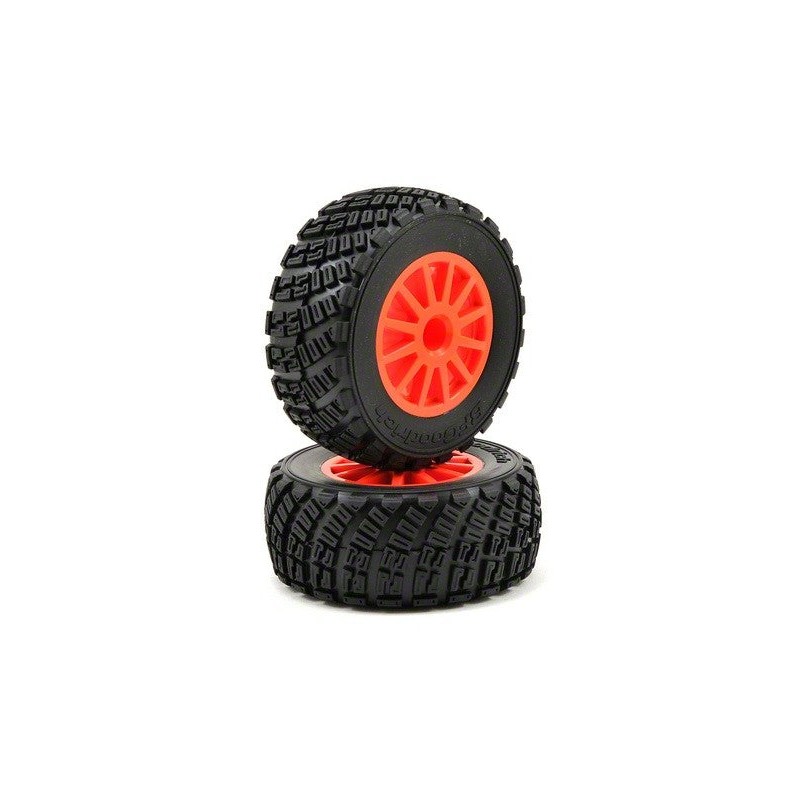 Traxxas Pneus BFGoodrich Gravier Rally + Jantes orange (x2) 7473A