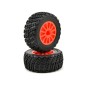 Traxxas Pneus BFGoodrich Gravier Rally + Jantes orange (x2) 7473A