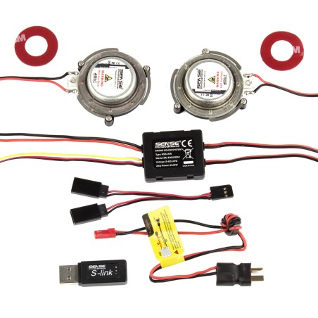 Système de sonorisation de moteur à air ESS associé à Team Associated