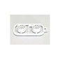 Jantes Kyosho Mini-Z MR03 Larges-Deport 3.0 (2) Blanches