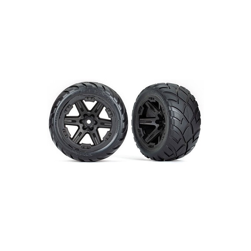 Traxxas Pneus Anaconda 2.8 + Jantes RXT Noir (x2) 6775