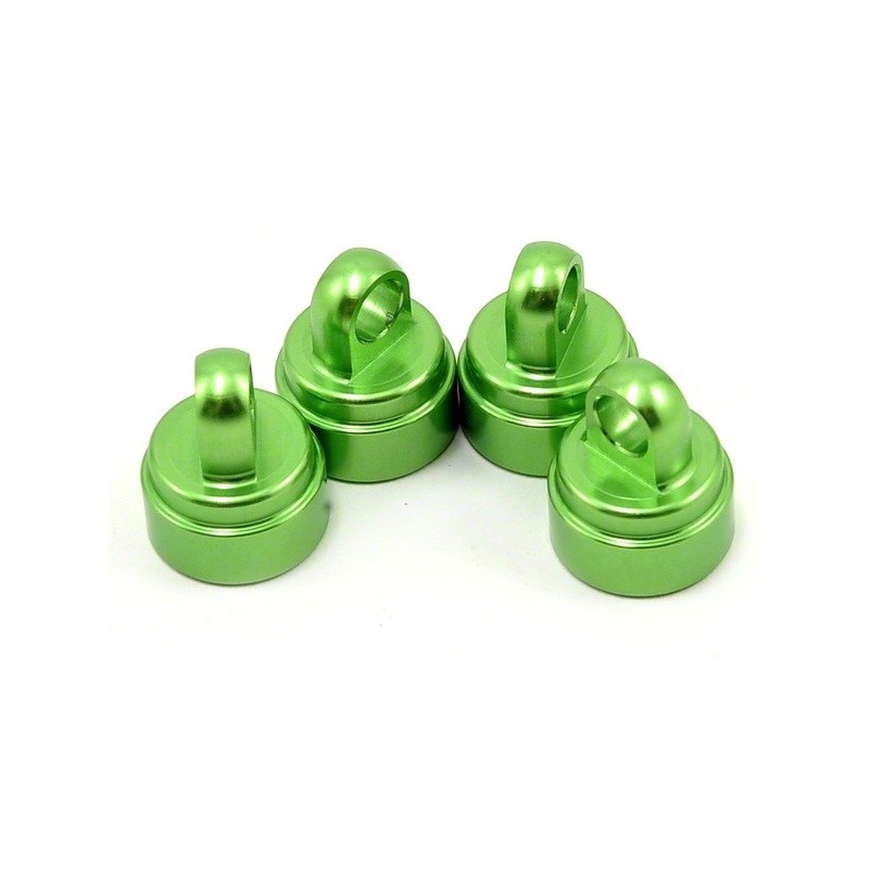 Traxxas Bouchon d'amortisseur Alu Vert (x4) 3767G