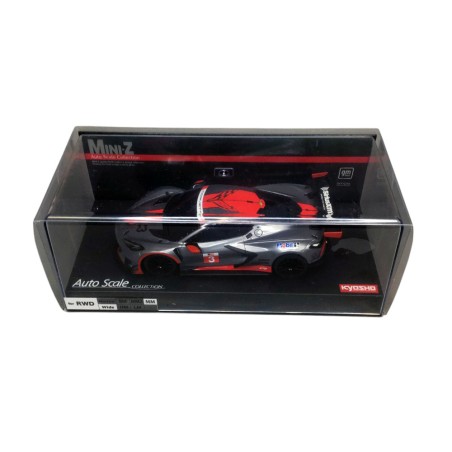 Kyosho Autoscale Mini-Z Chevrolet Corvette C8R Gun Metal/Red (W-MM)