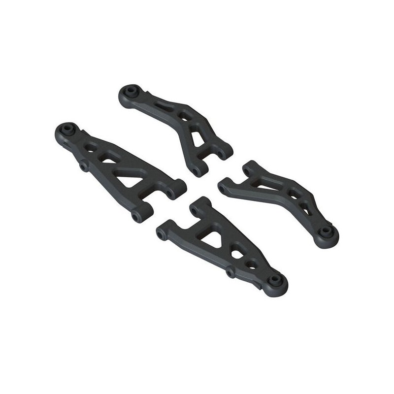 Arrma Triangle Inférieur et Supérieur Avant Type B (4Pcs) Mojave Grom ARA330839