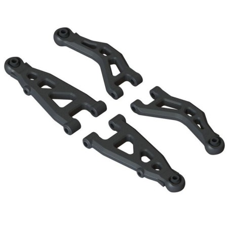 Arrma Triangle Inférieur et Supérieur Avant Type B (4Pcs) Mojave Grom ARA330839