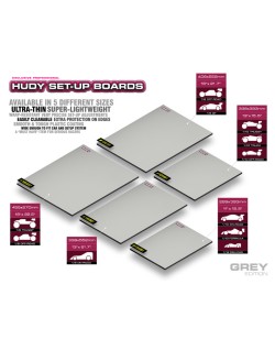 Planche de réglage 1/8 TT / TRUGGY - HUDY - 108202