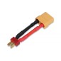 Adaptateur avec câble T-Plug (M) - XT90 (F) 50mm