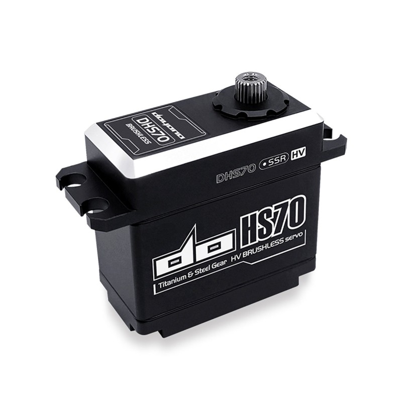 Servo Doyono HV avec boîtier en aluminium CNC, 70 kg/0,125 s à 8,4 V