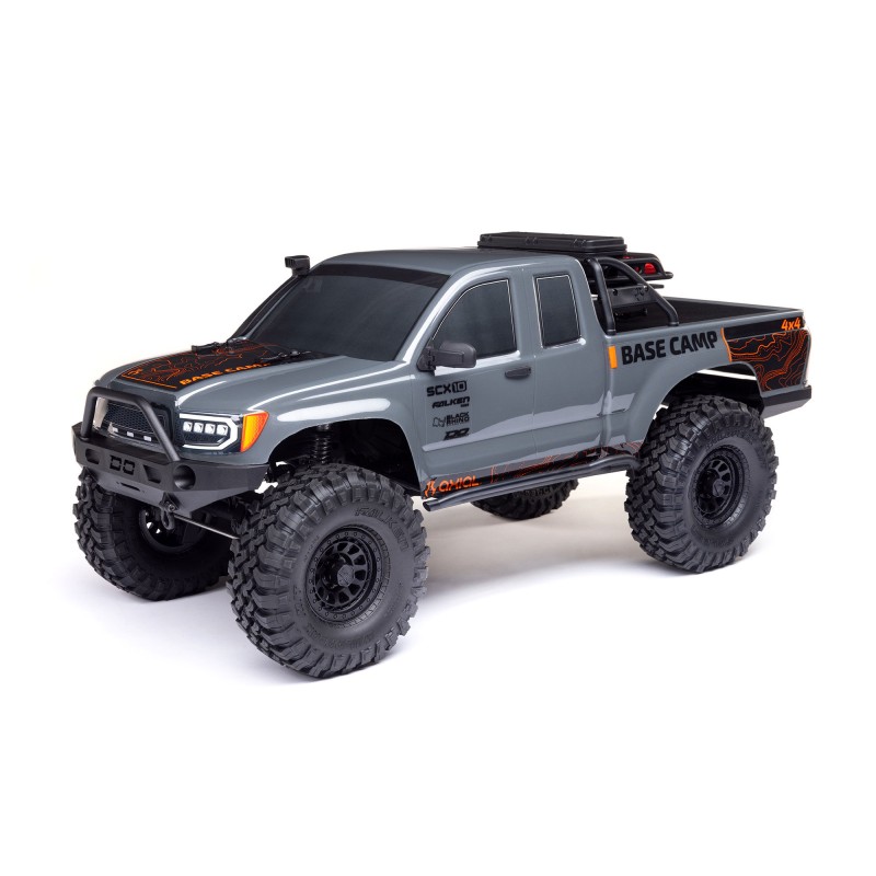 1/10 SCX10 III Base Camp 4X4 RTR Brushed Rock Crawler, gris 1/10 SCX10 III Base Camp 4X4 RTR Brushed Rock Crawler, gris