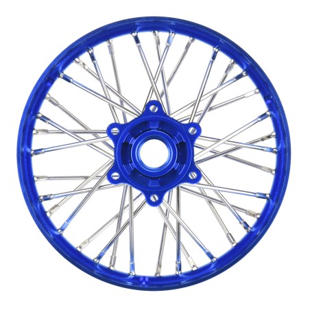 Roue arrière Pro-Spec Aluminium V2 1/4 Bleu/Bleu (1) : Promoto-MX PRO283700T1
