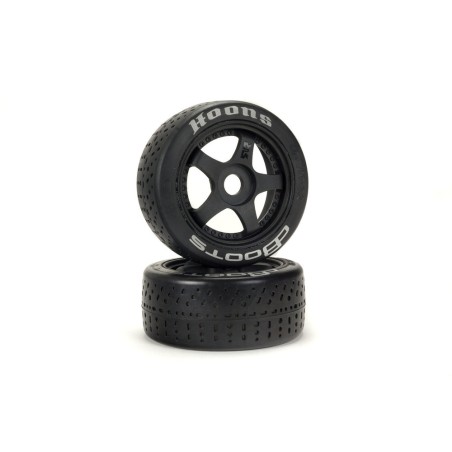 Arrma Pneus Dboots Hoons 42/100 Silver + Jantes 2.9 5 branches (x2) ARA550070