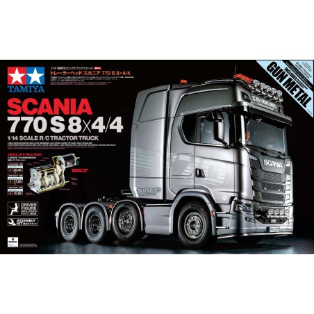 Tamiya Camion Scania 770 S 8x4 Gun Metal KIT
