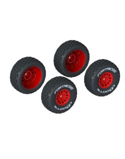 Arrma Roues dBoots Fortress Rouge (x4) Mojave Grom ARA550116