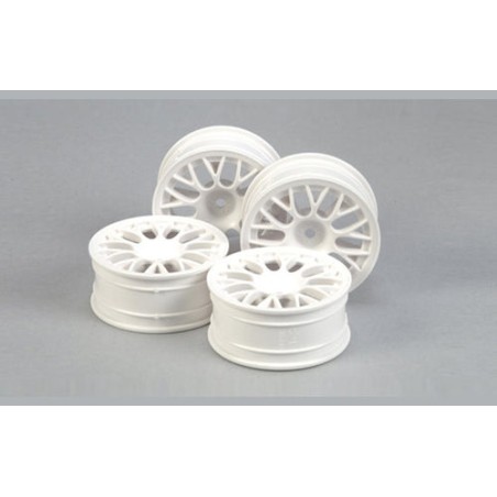 Tamiya Jantes 24mm Type BBS Blanche (x4) 53468