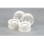 Tamiya Jantes 24mm Type BBS Blanche (x4) 53468