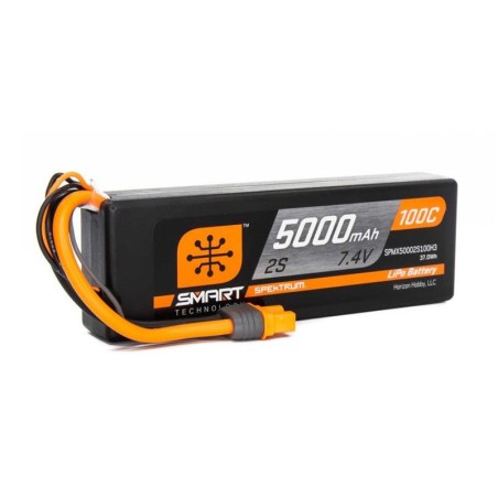 Spektrum Accu lipo Smart 7.4v 5000mah 100C IC3