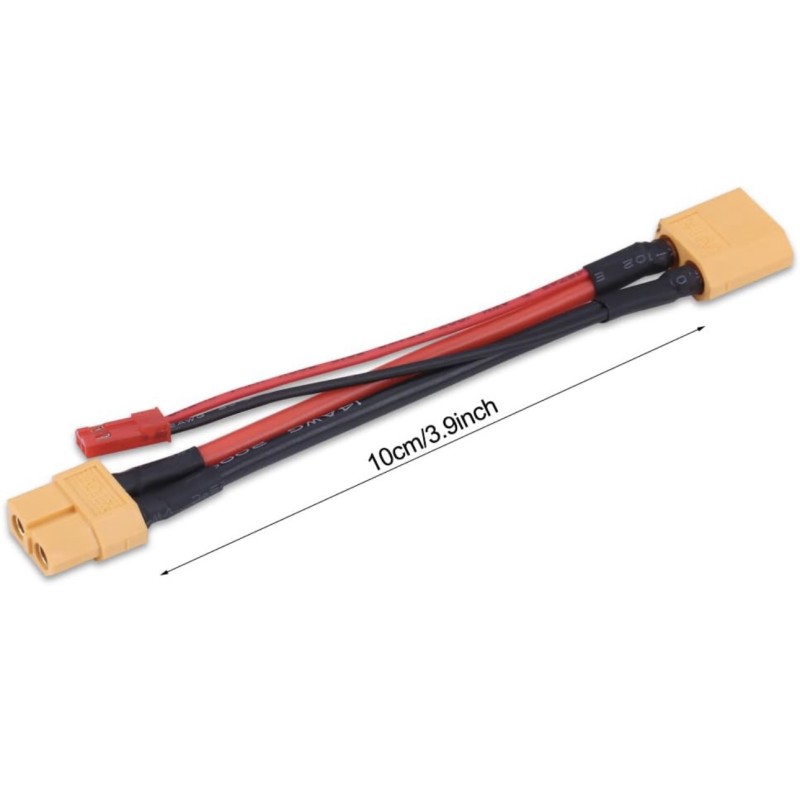 CONNECTEUR XT60 Femelle vers XT60 Male avec prise bec
