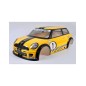 Carrosserie Mini Cooper Car Trophy peinte jaune-05178 Carrosserie Mini Cooper Car Trophy peinte jaune-05178