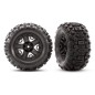 Traxxas Pneus Sledgehammer 2.8 + Jantes RXT Noir (x2) 6792