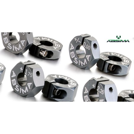 Hexagones Alu de roue 7075 T6 offset 0mm 1:10 (2)