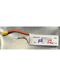 Lipo 2s 3300mAh 60C - XT60 - Mojave Grom Brushless - 2S3300