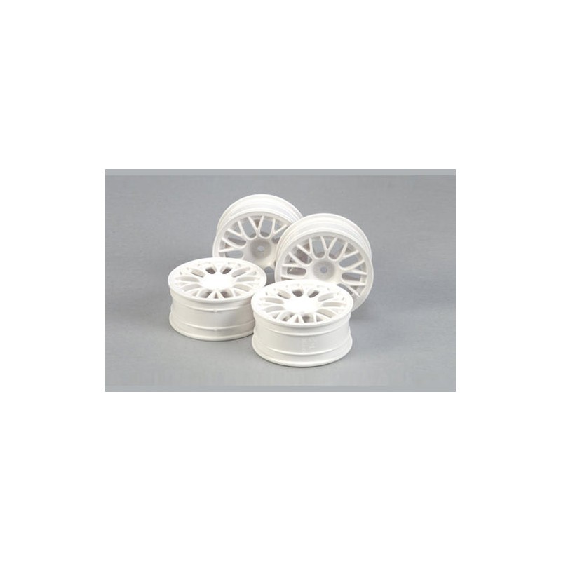 Tamiya Jantes 24mm Type BBS Blanche (x4) 53468